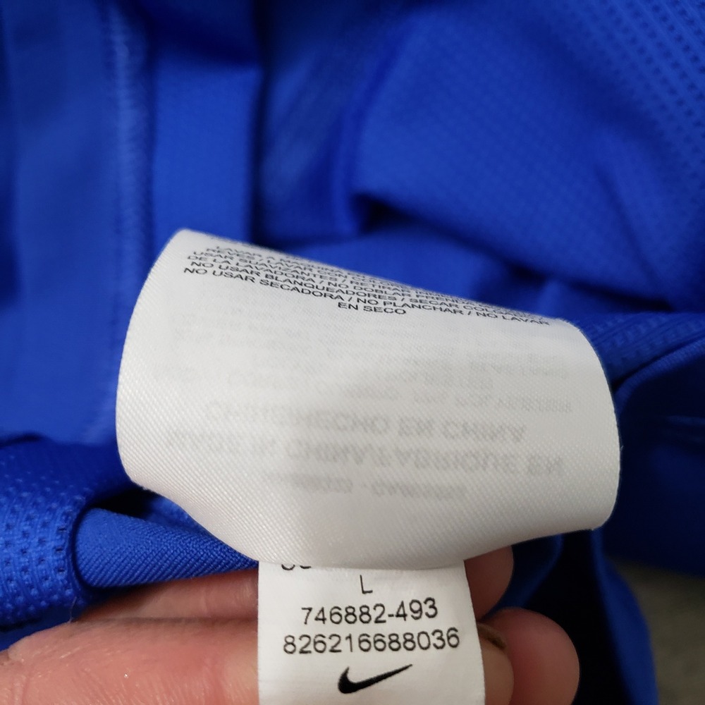 Nike Pro Tank Shirt Men Small Blue Padded Football Compression Sleeveless - Picture 8 of 12